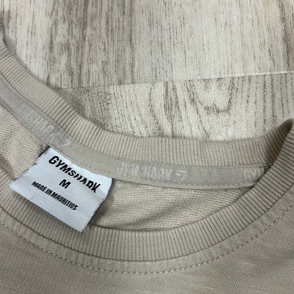 Gymshark Men’s Restore Cotton T-Shirt Desert Beige Drawstring Waist Short Sleeve - Picture 6 of 10